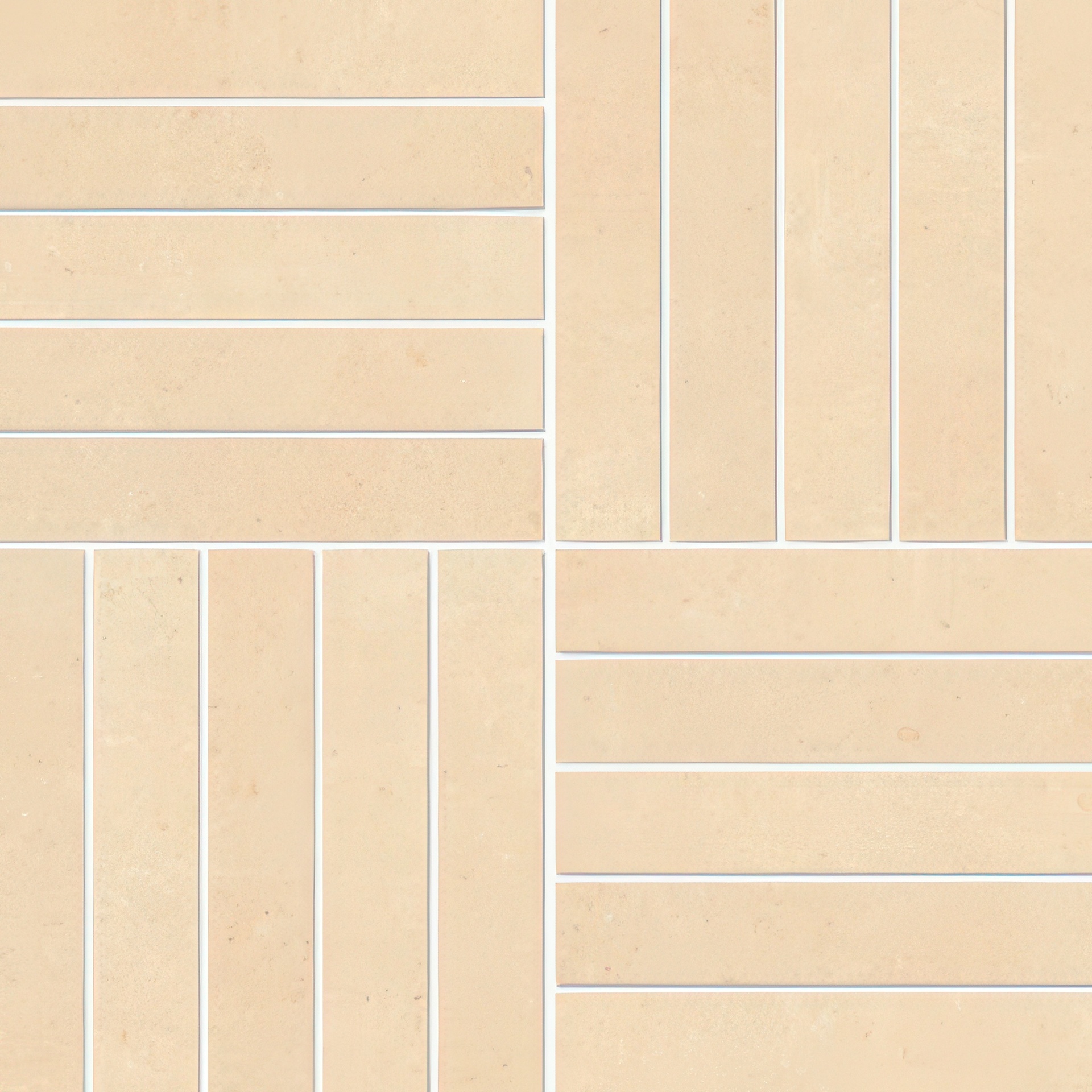 Paradise 1x6 Parquete Matte Concrete Look Porcelain Mosaic Tile (Paradise: Home)