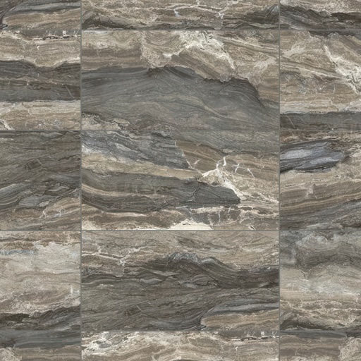 Serene 12x24 Polished Marble Look Porcelain Tile (Serene: Taupe)