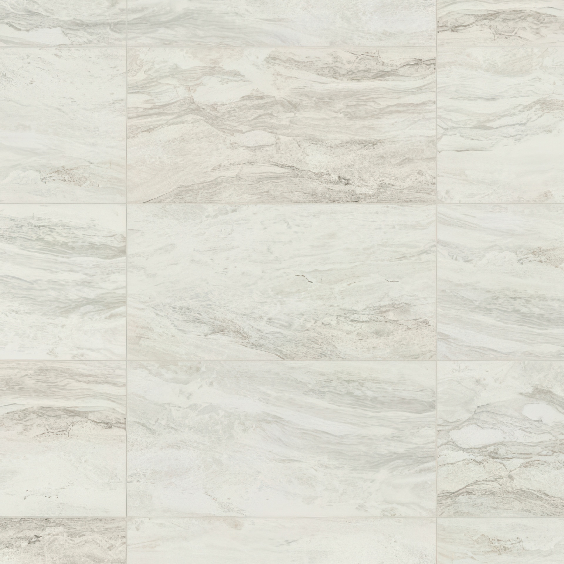 Serene 12x24 Polished Marble Look Porcelain Tile (Serene: White)