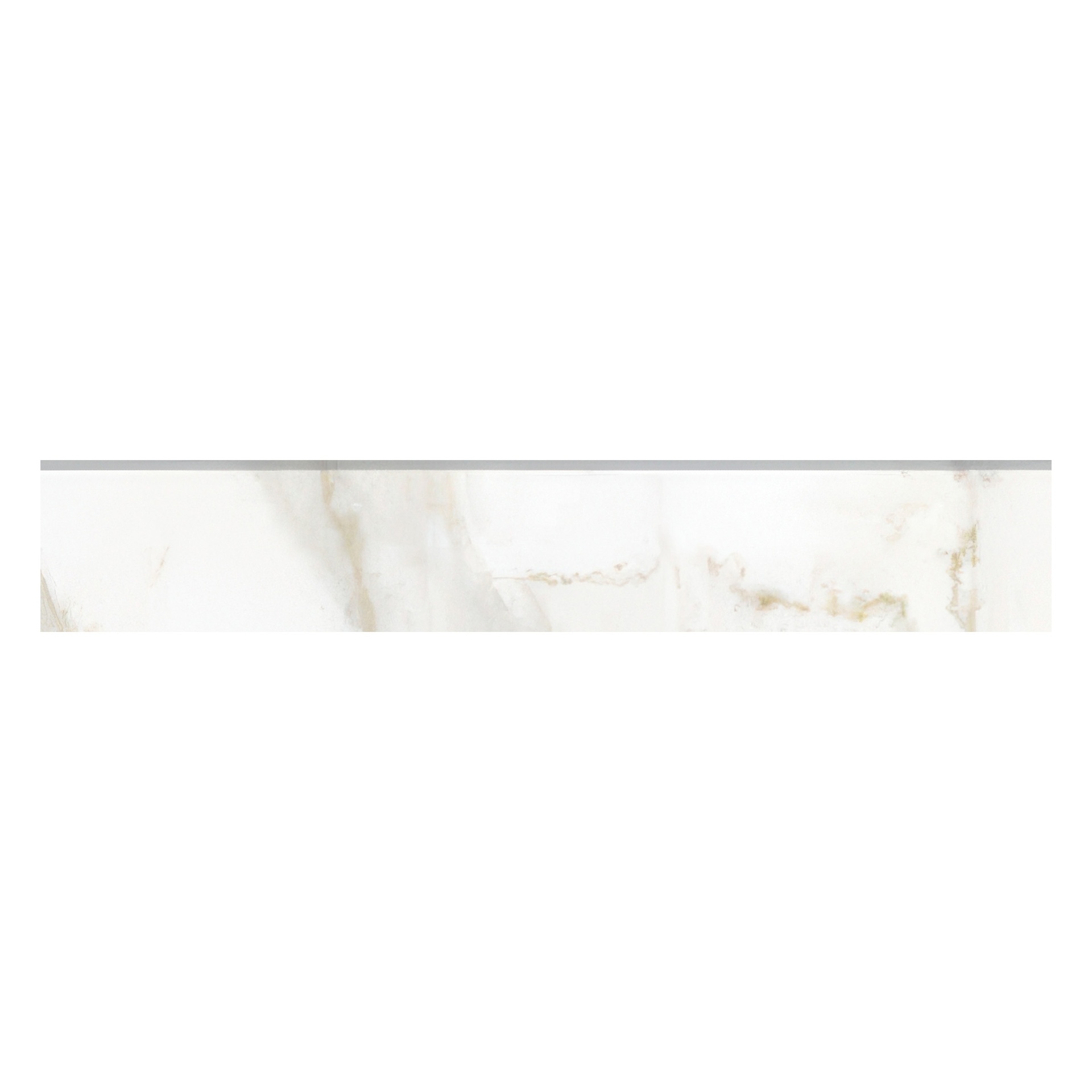 Mozart 4x24 Honed or Polished Marble Look Porcelain Bullnose Tile (Mozart: Calacatta Paonazzo, Polished)