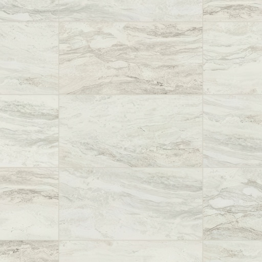 Serene 24x48 Polished Marble Look Porcelain Tile (Serene: White)