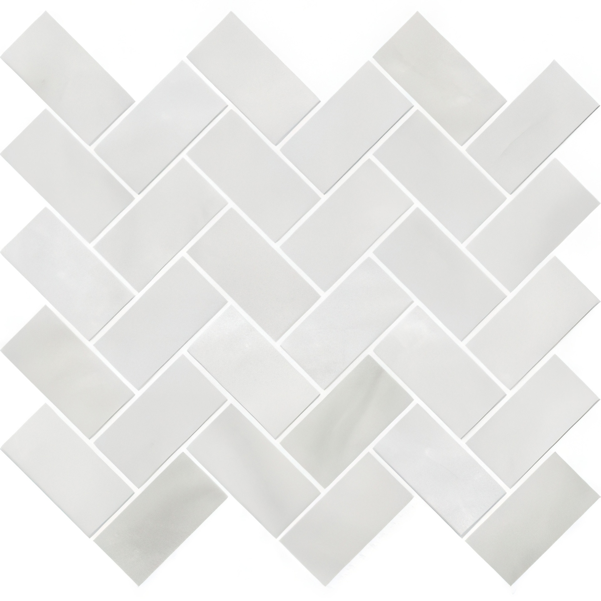 Mozart 1.5x3 Herringbone Honed or Polished Marble Look Porcelain Mosaic Tile (Mozart: Onyx Nuvolato, Honed)