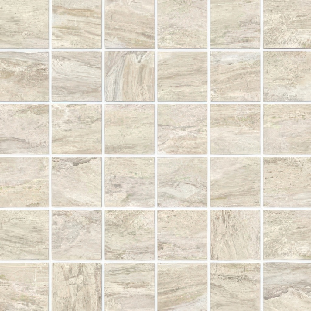Serene 2x2 Polished Marble Look Porcelain Mosaic Tile
