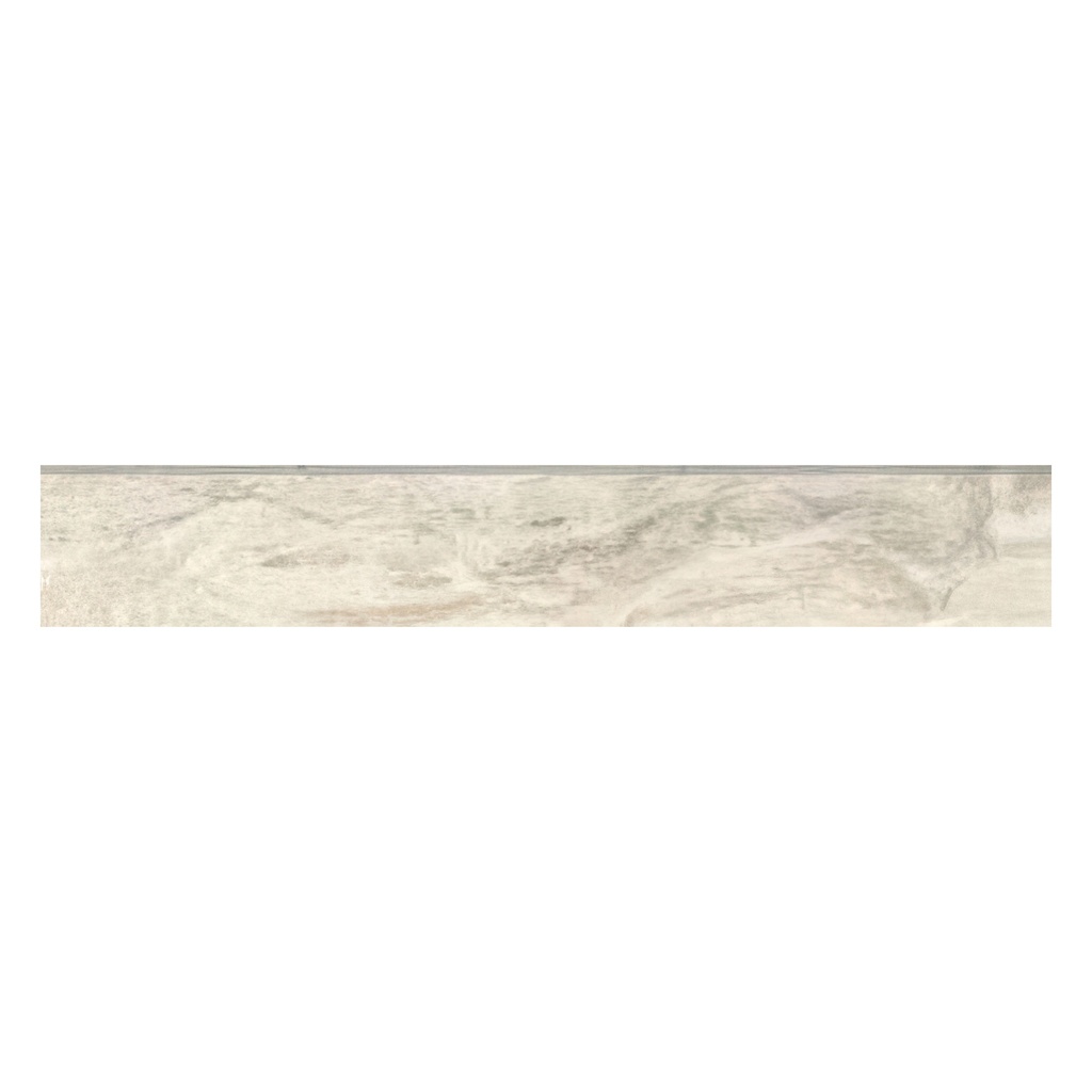Serene 3x24 Polished Marble Look Porcelain Bullnose Tile