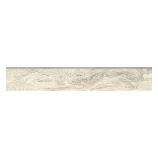 Serene 3x24 Polished Marble Look Porcelain Bullnose Tile (Serene: Ivory)