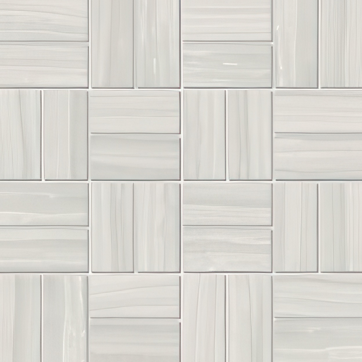 Torrent 1.5x3 Basketweave Natural or Lappato Finish Travertine Look Porcelain Mosaic Tile (Torrent: Grigio, Lappato)