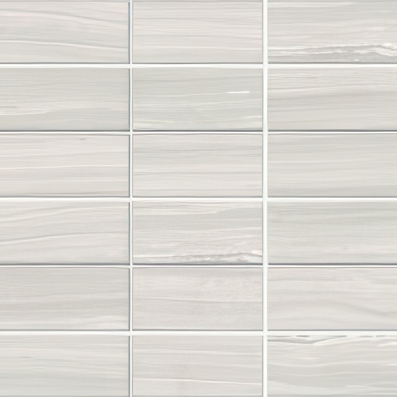 Torrent 2x4 Stacked Natural or Lappato Finish Travertine Look Porcelain Mosaic Tile (Torrent: Grigio, Natural)