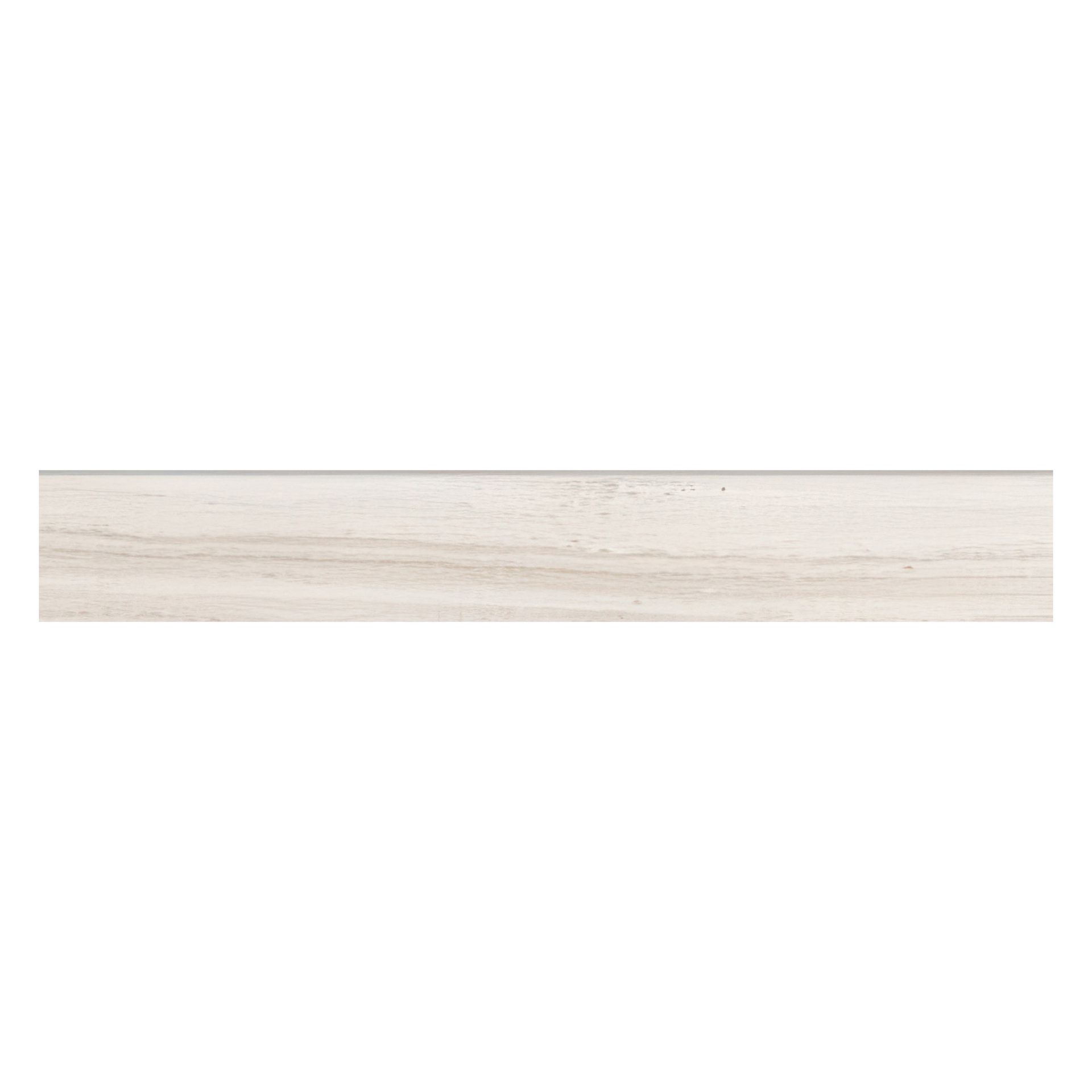 Torrent 4x24 Natural or Lappato Finish Travertine Look Porcelain Bullnose Tile (Torrent: Bianco, Lappato)