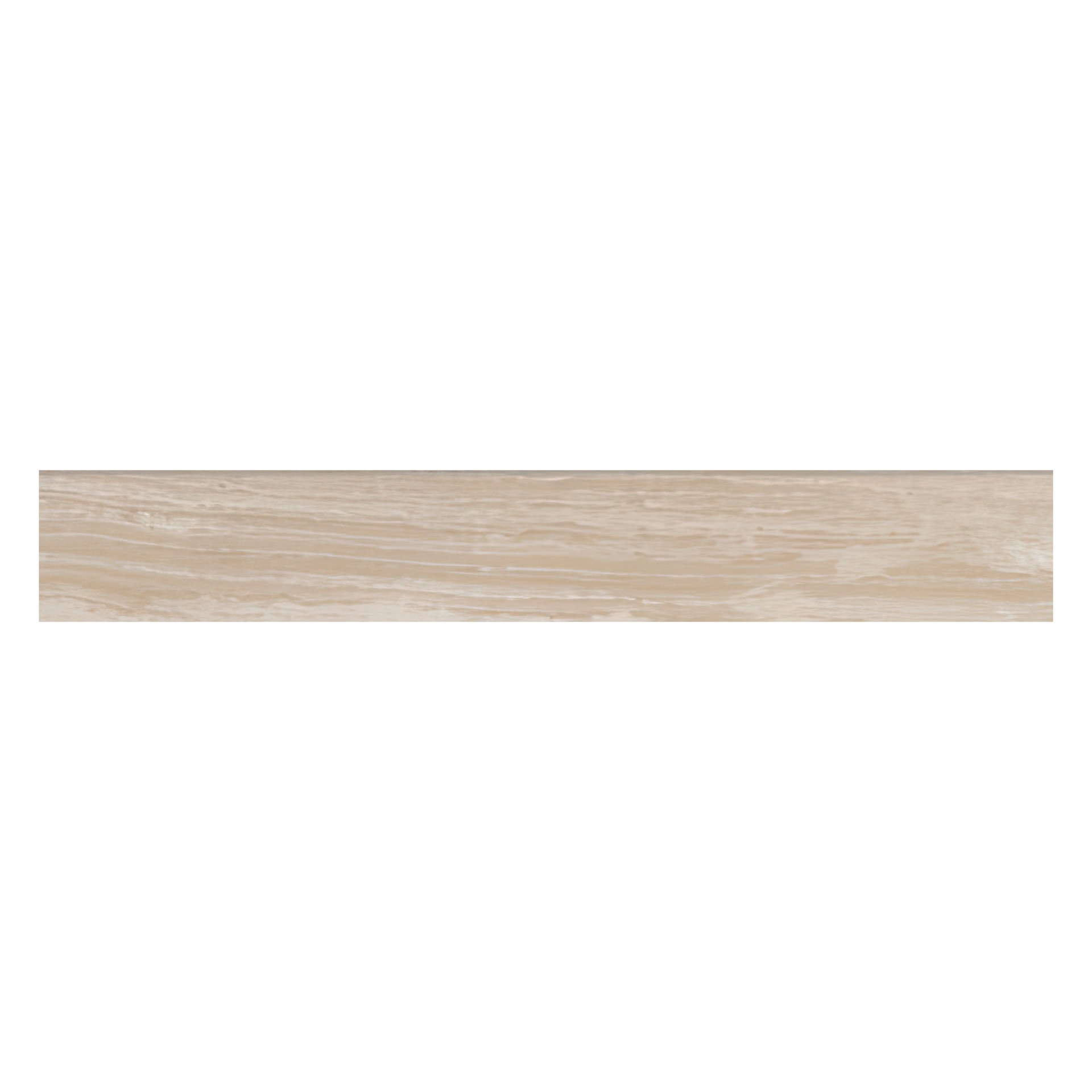 Torrent 4x24 Natural or Lappato Finish Travertine Look Porcelain Bullnose Tile (Torrent: Crema, Lappato)