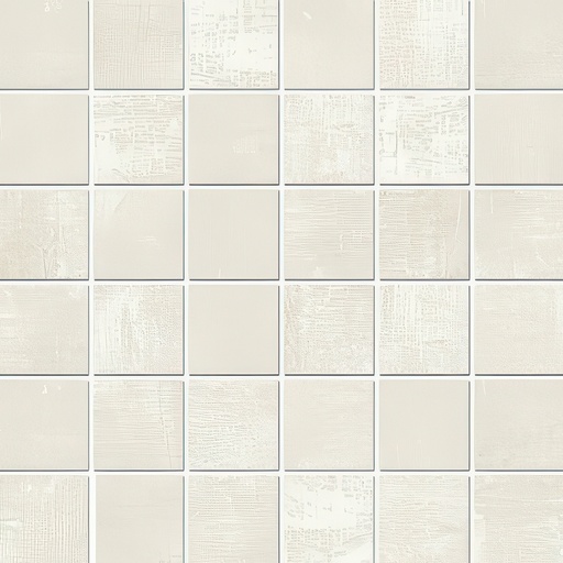 Valiant 2x2 Matte Cement Look Porcelain Mosaic Tile (Valiant: Bianco)
