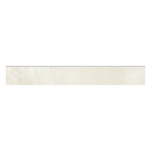 Valiant 4x24 Matte Cement Look Porcelain Bullnose Tile (Valiant: Bianco)