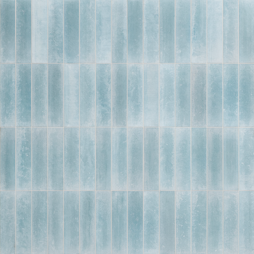 Aveline 3x11 Glossy Zellige Look Porcelain Subway Tile (Aveline - Agua)