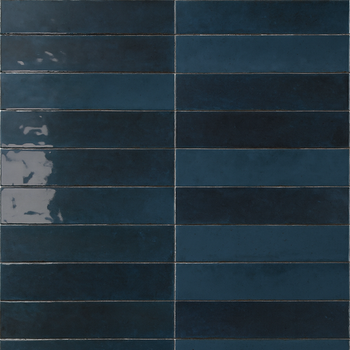 Aveline 3x11 Glossy Zellige Look Porcelain Subway Tile (Aveline - Lago)