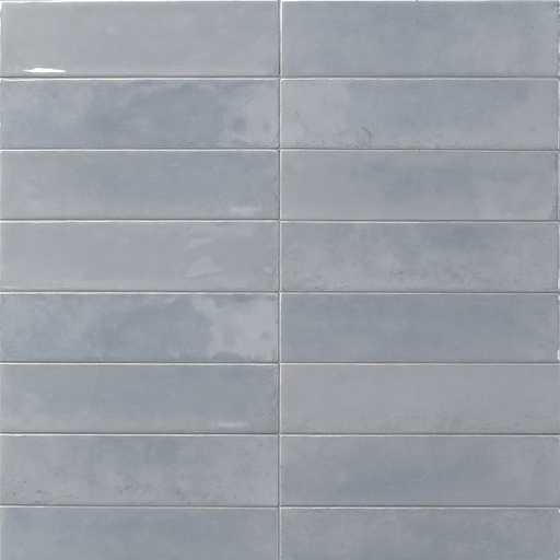 Aveline 3x11 Glossy Zellige Look Porcelain Subway Tile (Aveline - Piedra)