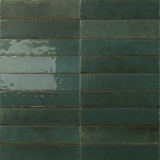 Aveline 3x11 Glossy Zellige Look Porcelain Subway Tile (Aveline - Selva)