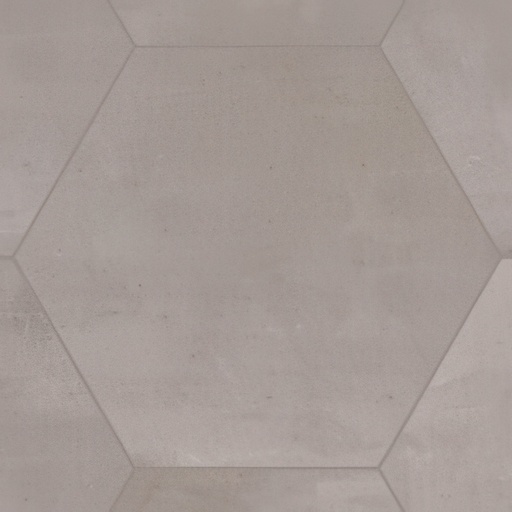 Nexus 20.5x23.6 Hexagon Matte Contemporary, Cement or Marble Look Porcelain Tile